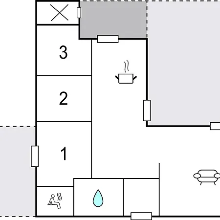 3 Bedroom Pet Friendly In בית נופש הבידה סנדה